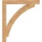 Ekena Millwork Thorton Block Smooth Bracket, Western Red Cedar, 3 1/2"W x 34"D x 38"H BKT04X34X38THR05SWR - alternate 3